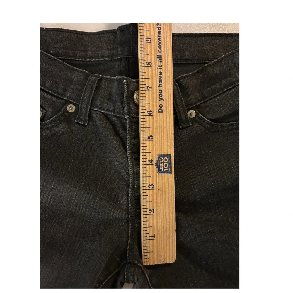 Levis Slim Leg‎ Washed Black Denim Jeans 28x30 or size 6 Cotton Blend
